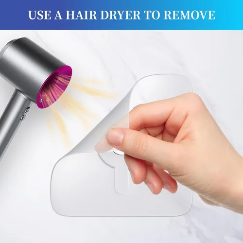 Miniatura 7 de Perchas para cuadros sin clavos, perchas de pared sin uñas, 20 unidades de ganchos de pared adhesivos para colgar con impermeable y a prueba