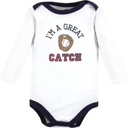 Miniatura 14 de Hudson Baby Body unisex de algodón de manga larga para bebé, leopardo rosa rojo