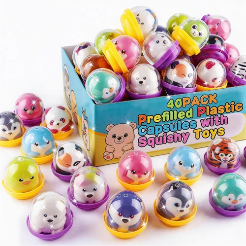 Miniatura 7 de PAQUETE DE 20 Recuerdos de Fiesta para Niños Llenos de Juguetes Esponjosos, Rellenos para Bolsas de Dulces de Cumpleaños, Premios de Aula