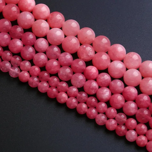 Miniatura 108 de 100 cuentas redondas sueltas de hematita negra de grado AAA para hacer joyas y pulseras