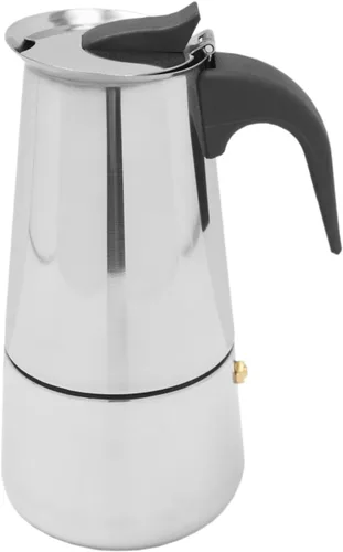 Miniatura 10 de Home Basics EM00248 - Máquina de café expreso de acero inoxidable de 2 tazas, color plateado