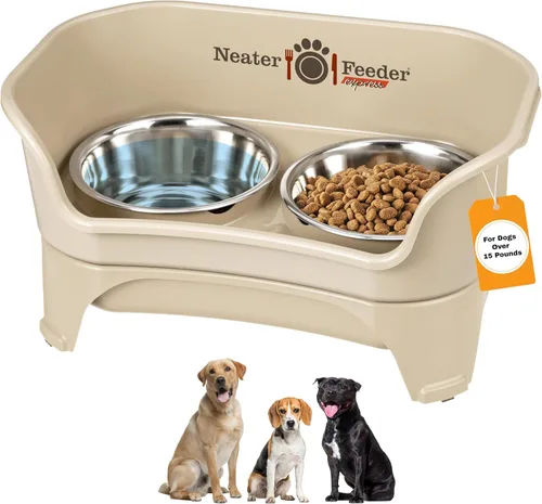 Miniatura 17 de Neater Feeder Express Cuencos para perros a prueba de desorden, elevados para razas de tamaño mediano a grande, cuenco de comida para perros sin