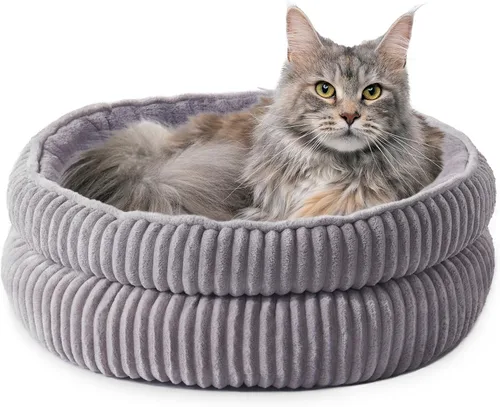 Miniatura 7 de WINDRACING Camas para gatos de interior, cama para gatitos, cama para perros de razas extra pequeñas, cama para cachorros, cómoda y duradera