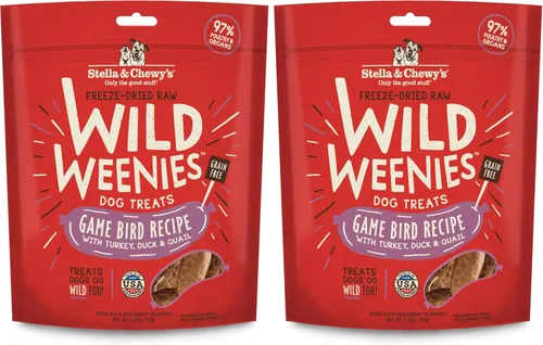 Miniatura 11 de Stella & Chewy's Golosinas para perros Wild Weenies crudas liofilizadas – Golosinas de entrenamiento con alto contenido de proteínas para perros