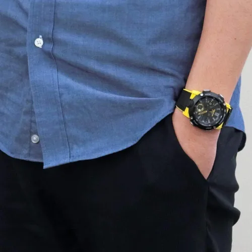 Miniatura 6 de Casio Reloj analógico digital de cuarzo para hombre con correa de resina GA-2000-1A9ER, Pulsera