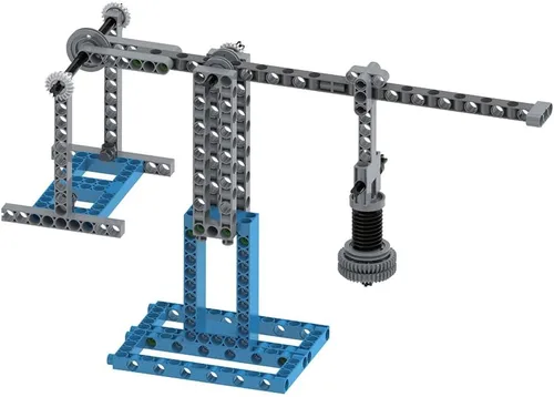 Miniatura 15 de Thames & Kosmos Kit de Experimentación Científica y Construcción de Modelos de Máquinas Simples, Introducción a la Física Mecánica, Construye 26