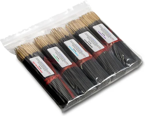Miniatura 8 de Aroma Depot 5 varillas de incienso más populares de 7 pulgadas, juego variado de 500 unidades, 7 pulgadas de largo, 5 paquetes de 85 a 100 varillas