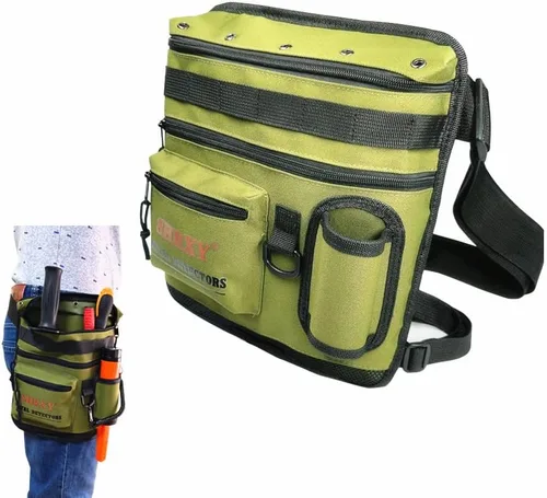 Miniatura 11 de Bolsa para hallazgos de detector de metales shrxy Bolsa de cintura Digger de herramientas para PinPointer Garrett Detector Xp ProPointer Accesorios