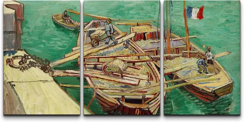 Miniatura 143 de Lienzo decorativo para pared - cuadro con estampado Giclée para decoración del hogar Noche estrellada sobre el Ródano