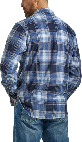 Miniatura 2 de Wrangler Authentics - Camisa de tela polar resistente de manga larga para hombre