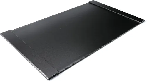 Miniatura 7 de Protector de escritorio de cuero de 30 x 18 pulgadas con rieles laterales para escritura, protector de escritorio ejecutivo para oficina, hogar