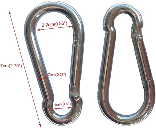 Miniatura 4 de 4 ganchos de clip para asta de bandera de 2.8 pulgadas, accesorio para asta de bandera