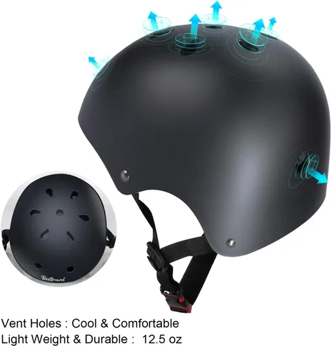 Miniatura 3 de Besttravel Casco para niños, casco ajustable para niños pequeños de 3 a 8 años de edad, para niños y niñas, seguridad multideportivo