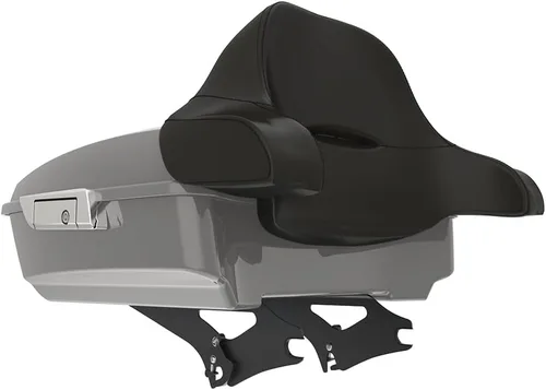 Miniatura 56 de King Tour Pack para Harley Alpine Green, cierre de paquete turístico, portaequipajes superior, soporte de montaje negro, placa de metal para Harley