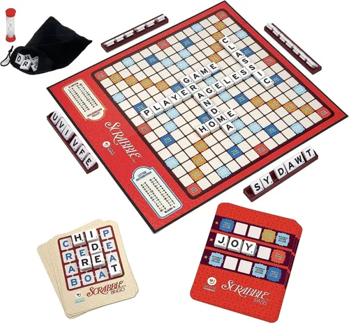 Miniatura 3 de Juegos de palabras Joy for All para personas mayores - Scrabble clásico y bingo - Fáciles de leer y agarrar - Juegos de mesa para adultos mayores