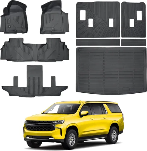 Miniatura 26 de KUST Alfombrillas y tapete de carga para maletero para Toyota RAV4 2019-2025, forro de carga para maletero trasero para todo tipo de clima