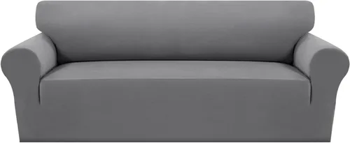 Miniatura 12 de MeilleMaison Funda elástica para sillón 2024, 1 pieza, lavable, protector de muebles para mascotas, funda de sofá antideslizante con parte inferior