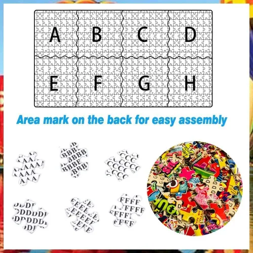Miniatura 5 de YINSHENG Rompecabezas para adultos de 1000 piezas - Crazy Candy - Rompecabezas de 1000 piezas para adultos y niños, juego educativo, regalo
