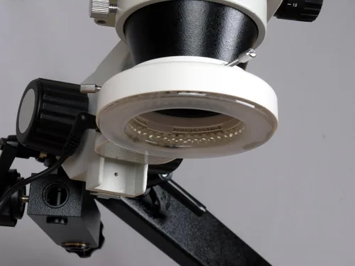 Miniatura 4 de AmScope SM-8TZ-144S-10M Microscopio Digital Profesional Trinocular Estéreo Zoom, WH10x Oculares, 3.5X-90X Ampliación, 0.7X-4.5X Objetivo, Anillo