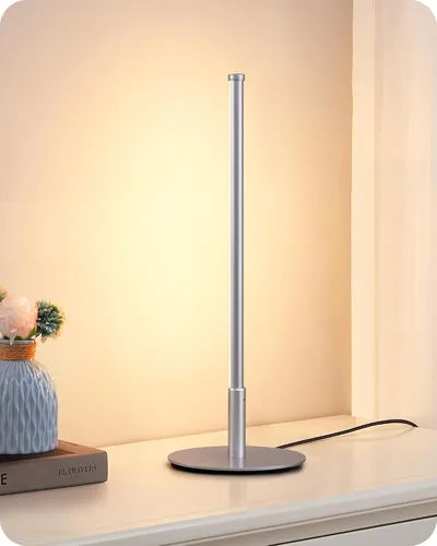 Miniatura 10 de EDISHINE Lámpara de Mesa LED Mejorada, Lámpara de Cabecera Regulable sin Escalones con 3 Temperaturas de Color, Lámpara de Mesita de Noche Moderna