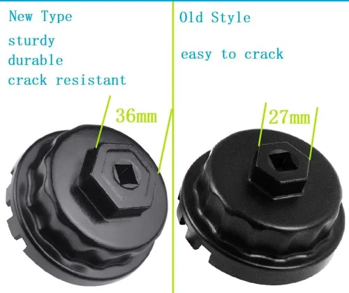Miniatura 2 de Llave de filtro de aceite resistente para Toyota, Tacoma, Camry, Tundra, Lexus, Sienna, RAV4, Highlander, FJ Cruiser, Avalon - Juego de extracción