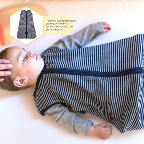 Miniatura 5 de Burt's Bees Beekeeper - Manta unisex para bebé, de algodón 100% orgánico para usar Midnight Stripe
