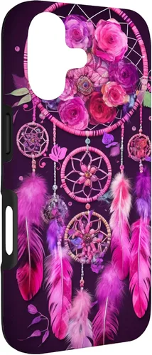 Miniatura 3 de Feather and Flower Dream Catcher Designed Case for iPhone 17