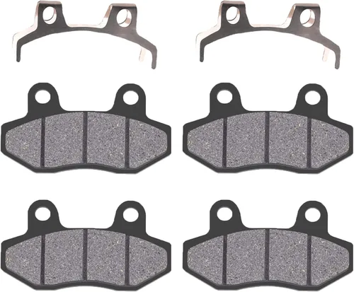 Miniatura 8 de 2 pares de pastillas de freno de disco delantero para motocicleta, compatibles con scooter chino Taotao 150 estilo largo go kart Gy6 49cc 50cc 125cc