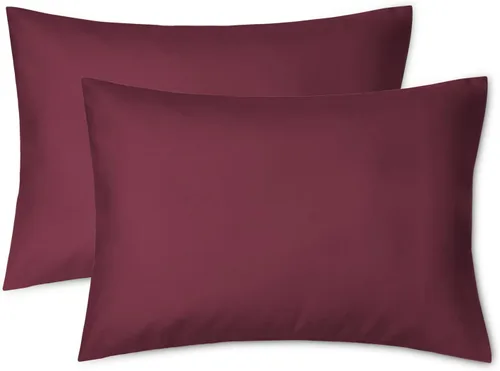 Miniatura 13 de EXQ Home Juego de 2 fundas de almohada de viaje de 13 x 18 pulgadas, fundas de almohada pequeñas para almohadas de bebé de 12 x 16 pulgadas, 13 x 18