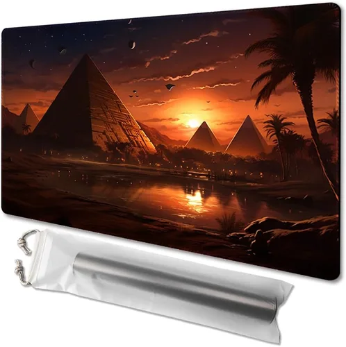 Miniatura 13 de MTG - Tapete de juego tamaño 24 x 14 pulgadas, bolsas de almacenamiento antideslizantes, ideal para entusiastas de los juegos de cartas, tapete