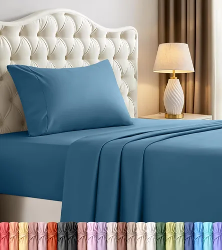 Miniatura 98 de Utopia Bedding - Juego de sábanas de microfibra cepillada, resistente al encogimiento y a la decoloración, de fácil cuidado, 3 piezas, tamaño Beige