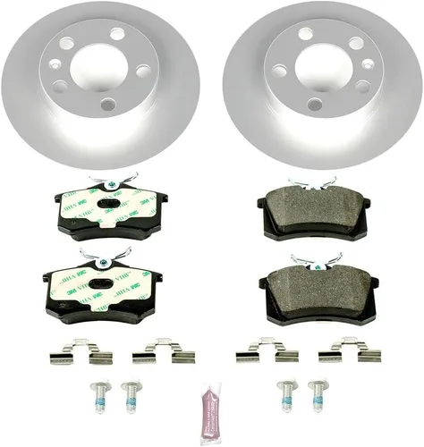 Miniatura 2 de Power Stop ESK847 Euro-Stop kit de frenos traseros