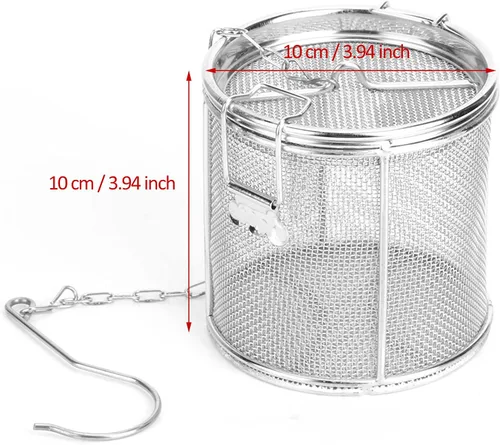 Miniatura 9 de Filtro, Acero Inoxidable Malla de Alambre Diseño de Té Colador de Sopa Condimentos Separación Cesta Filtro para el Hogar Cocina