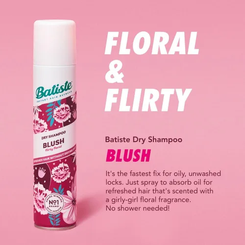 Miniatura 3 de Batiste Champú seco, fragancia rubor, 3.81 onzas (paquete de 6)