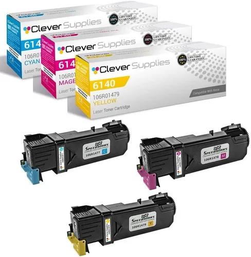 Miniatura 194 de CS compatible Xerox Phaser 6510/WorkCentre 6515 (106r03480) 2 cartuchos de tóner negro para Phaser 6510, WorkCentre 6515 2 negro