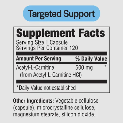 Miniatura 2 de PureFormulas Acetil L-carnitina apoyo cognitivo y de memoria L Carnitina Suplemento para cerebro, concentración y calma Alcar, 500 mg sin lácteos