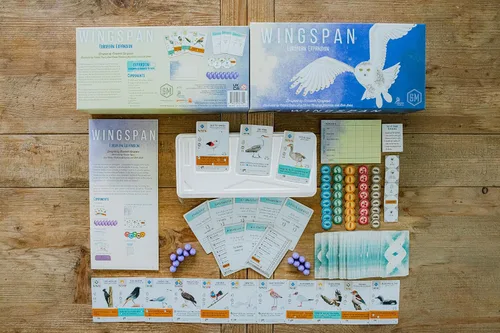 Miniatura 2 de Stonemaier Games: Wingspan European Expansion por Elizabeth Hargrave Añadir a Wingspan (Juego Base) Agrega 81 pájaros únicos con nuevas
