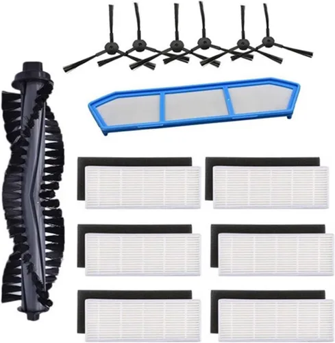Miniatura 15 de McbeAn Compatible con Chuwi ILife A4 A4S A4S A40 Compatible con Polaris PVCR 0726 0826 0926 Robot Aspirador Cepillo Principal Filtro Hepa Kit