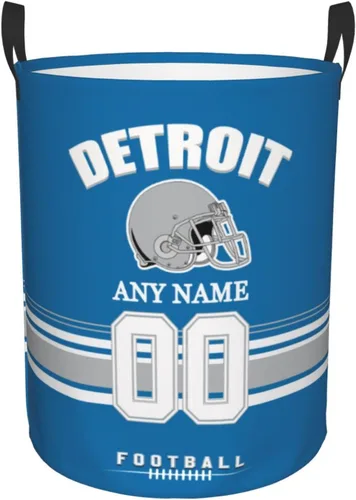 Miniatura 18 de Cesta de lavandería Philadelphia, cesta de lavandería personalizada estilo fútbol, cesta de almacenamiento plegable personalizada con nombre