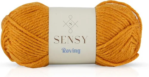 Miniatura 55 de Sensy Roving - Ovillo de lana multicolor, 3.5 onzas, 132 yardas, calibre 5, voluminoso (otoño)