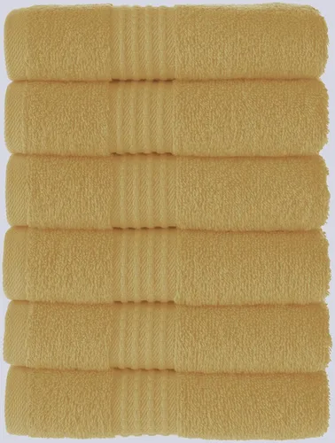 Miniatura 23 de MAURA Basics - Toallas de baño de 100 % algodón turco con bucles de gancho. Juego de toallas de felpa absorbentes de lujo extra grandes para baño