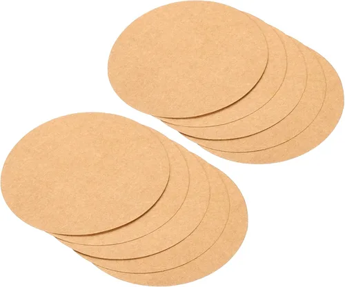 Miniatura 26 de PATIKIL Papel de cartón redondo de 2 pulgadas, 50 unidades de círculos de disco en blanco para decoración de fiestas, manualidades, manualidades