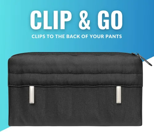 Miniatura 3 de Bolsa para correr, soporte delgado para teléfono con ranura para tarjeta de crédito, riñonera para hombres y mujeres, riñonera para corredores
