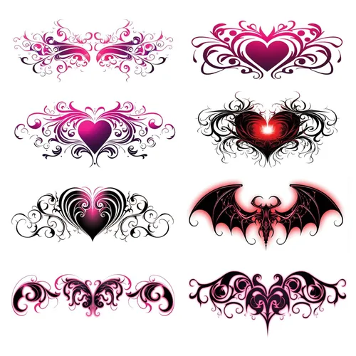 Miniatura 2 de CARGEN Tatuajes temporales de rosas sexys, 8 hojas de tatuajes de amor de flores, mariposas y gatos para mujeres, maquillaje sexy, tatuaje falso