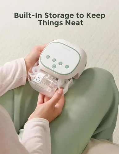 Miniatura 7 de Momcozy BreezyClear Pro™ Aspirador Nasal para Bebé, Succionador de Nariz de Grado Hospitalario de 75 kPa con 9 Niveles de Succión Ajustables