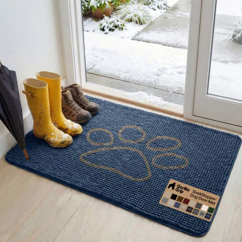 Miniatura 60 de GORILLA GRIP Soakstopper - Tapete ultra absorbente y antideslizante para las patas sucias de los perros, lavable a máquina, para cama y puerta