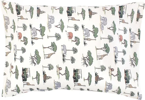 Miniatura 50 de Hudson Baby Funda de almohada unisex de algodón para bebés y niños pequeños, animales del bosque, talla única Forest Animals