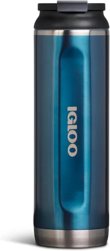 Miniatura 10 de Igloo Flip 'n' Sip Tumbler Stainless Steel Water Bottle Abeto de 20 onzas