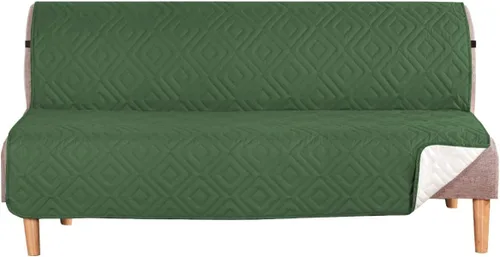 Miniatura 71 de H.VERSAILTEX Funda reversible para silla, protector de muebles antideslizante, resistente al agua, con correas elásticas de 2 pulgadas