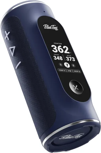 Miniatura 8 de Blue Tees Golf Player+ Altavoz GPS alimentado por IA - Pantalla táctil, batería de más de 10 horas, más de 40,000 campos, distancias visuales y Negro